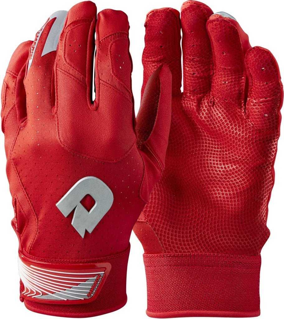 DeMarini CF Adult Batting Gloves - Scarlet - HIT A Double
