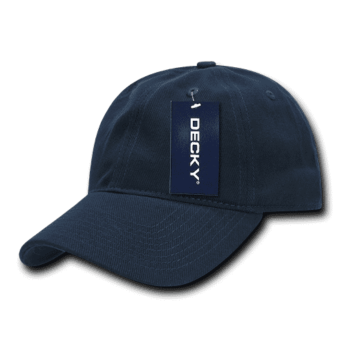 Decky 112 Brushed Cotton Baseball Cap - Navy - HIT A Double