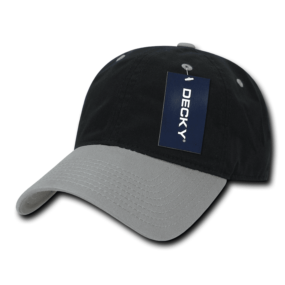 Decky 205 Relaxed Washed Cotton Cap - Black Gray - HIT a Double