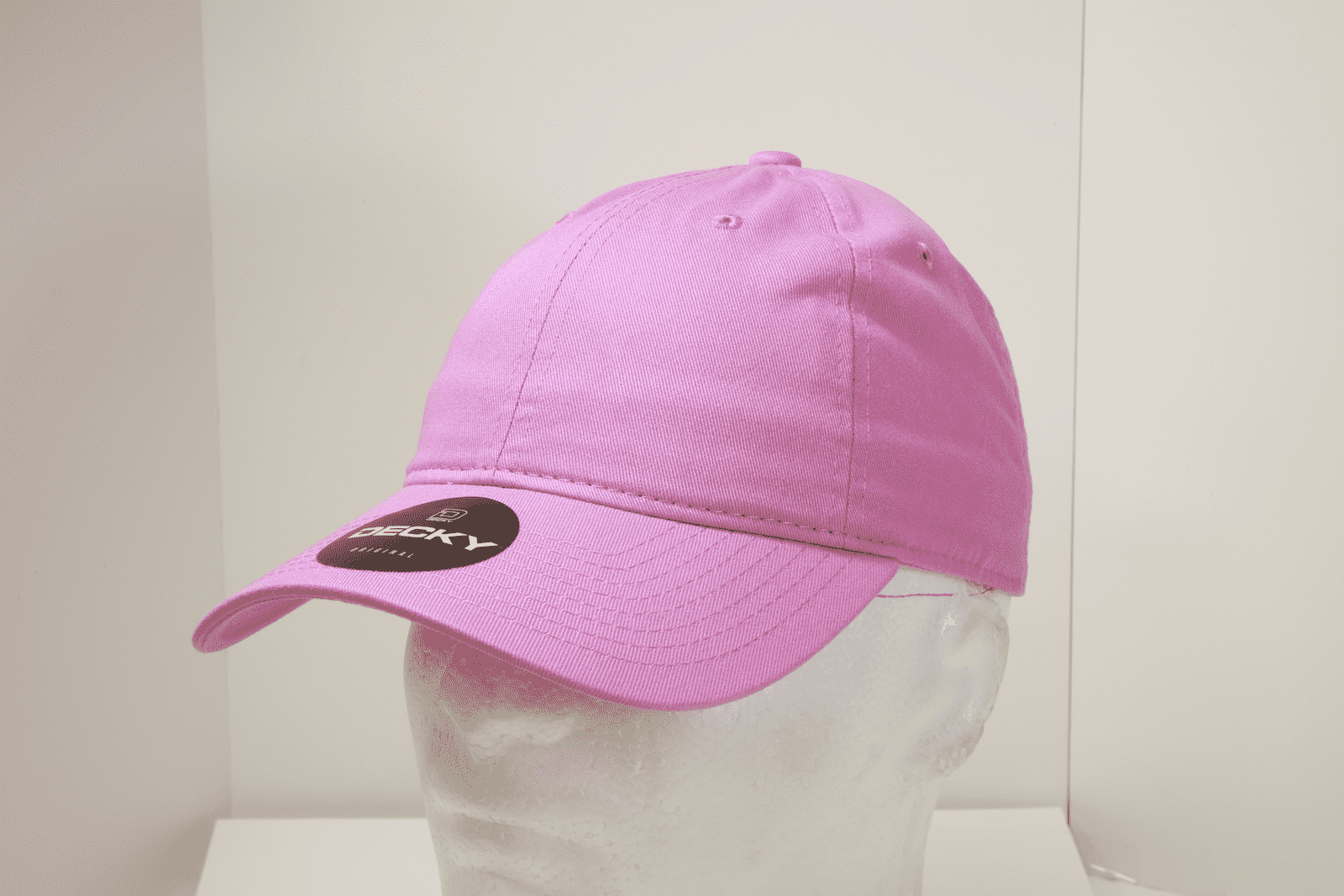 Decky 205 Relaxed Washed Cotton Cap - Dark Pink - HIT a Double