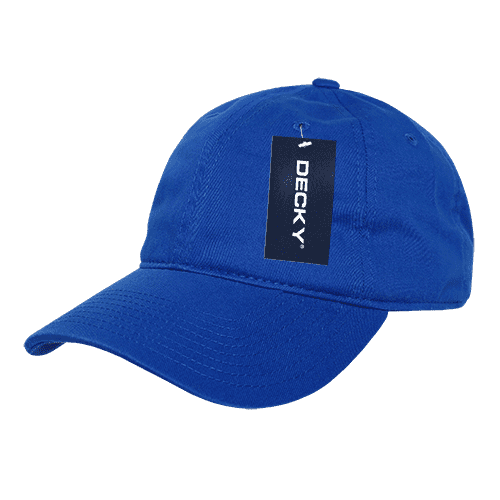 Decky 205 Relaxed Washed Cotton Cap - Royal - HIT a Double