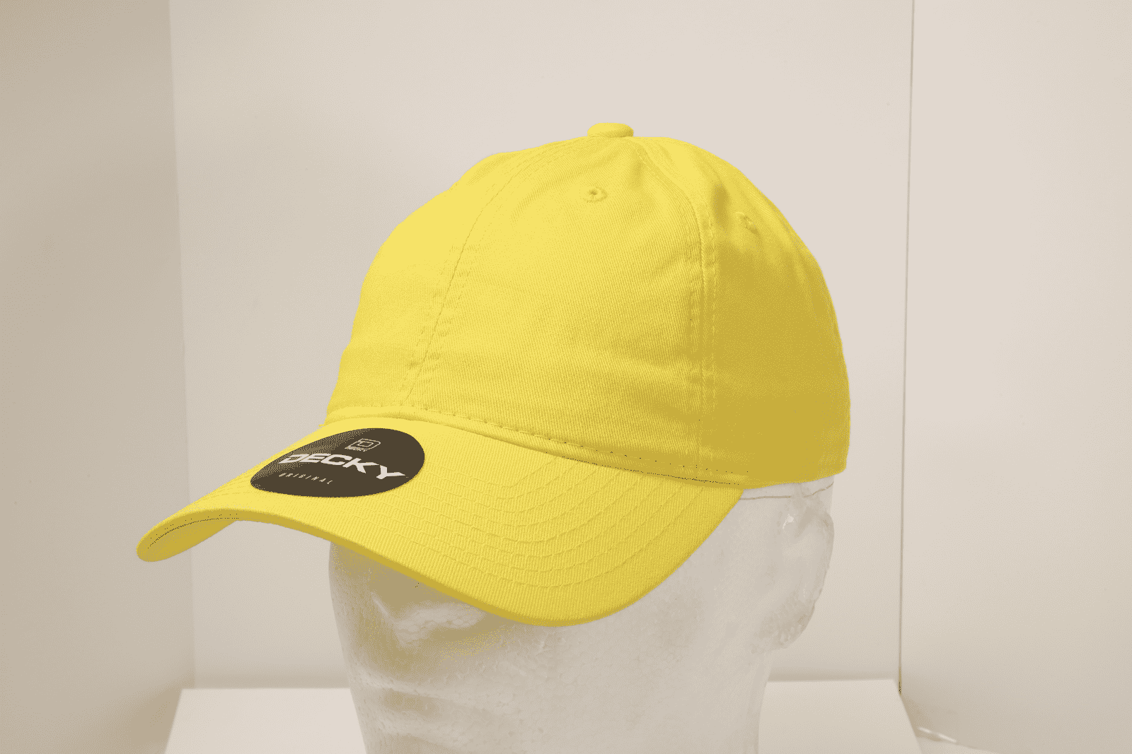 Decky 205 Relaxed Washed Cotton Cap - Yellow - HIT a Double