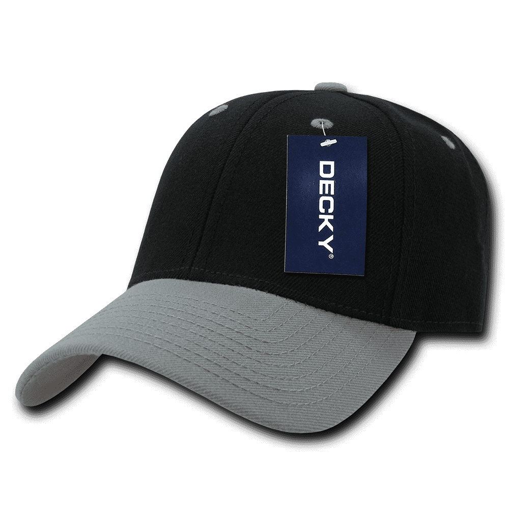 Decky 206 Low Structured Baseball Cap - Black Gray - HIT a Double