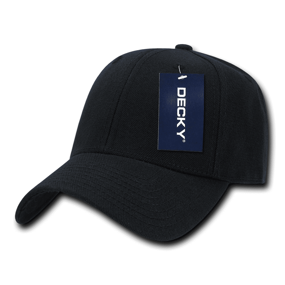 Decky 206 Low Structured Baseball Cap - Black - HIT a Double