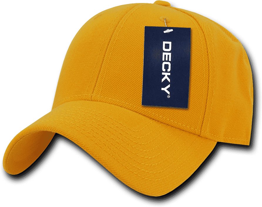 Decky 206 Low Structured Baseball Cap - Gold - HIT a Double
