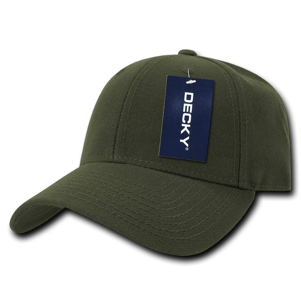 Decky 206 Low Structured Baseball Cap - Olive - HIT a Double