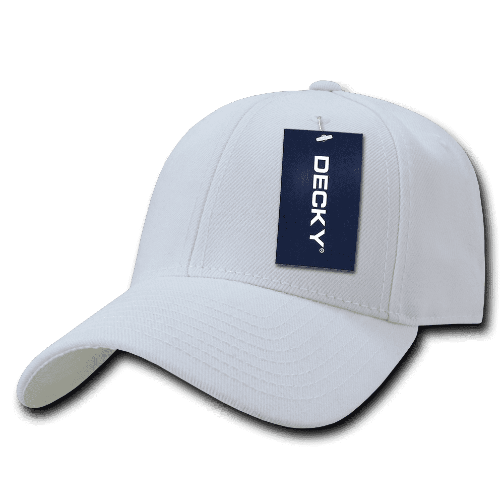 Decky 206 Low Structured Baseball Cap - White - HIT a Double