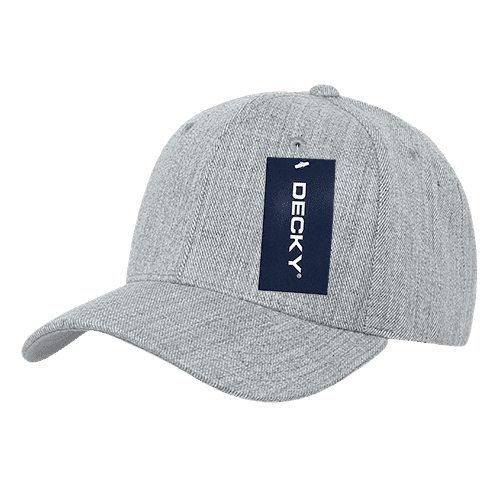 Decky 207 Deluxe Baseball Cap - Heather Gray - HIT a Double