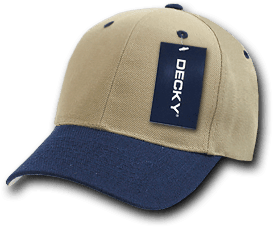 Decky 207 Deluxe Baseball Cap - Khaki Navy - HIT a Double