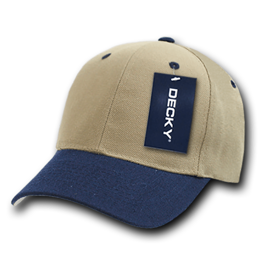 Decky 207 Deluxe Baseball Cap - Khaki Navy - HIT a Double