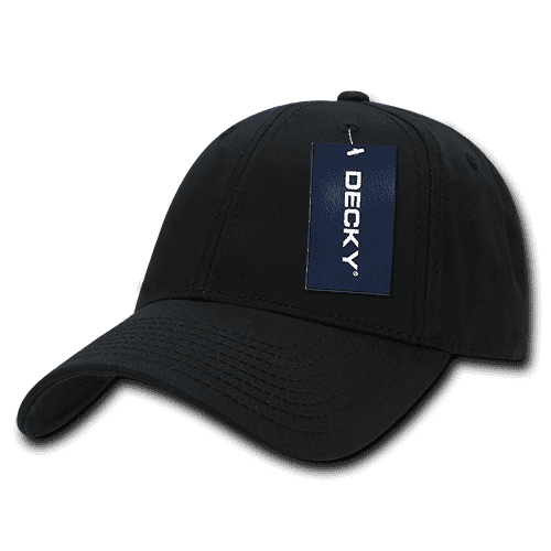 Decky 209 Structured Cotton Baseball Cap - Black - HIT A Double