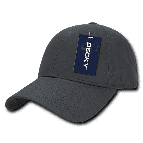 Decky 209 Structured Cotton Baseball Cap - Charcoal - HIT a Double