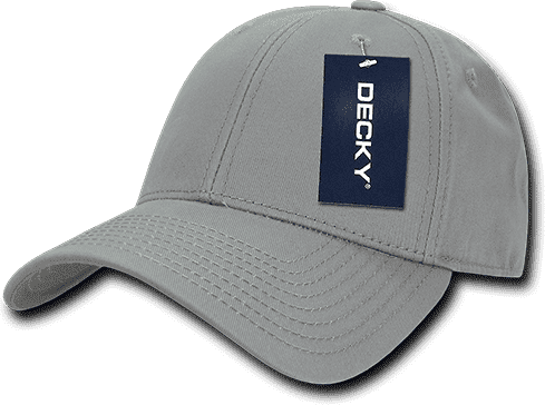 Decky 209 Structured Cotton Baseball Cap - Light Gray - HIT a Double