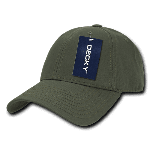 Decky 209 Structured Cotton Baseball Cap - Olive - HIT a Double