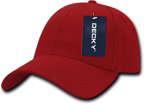 Decky 209 Structured Cotton Baseball Cap - Red - HIT a Double