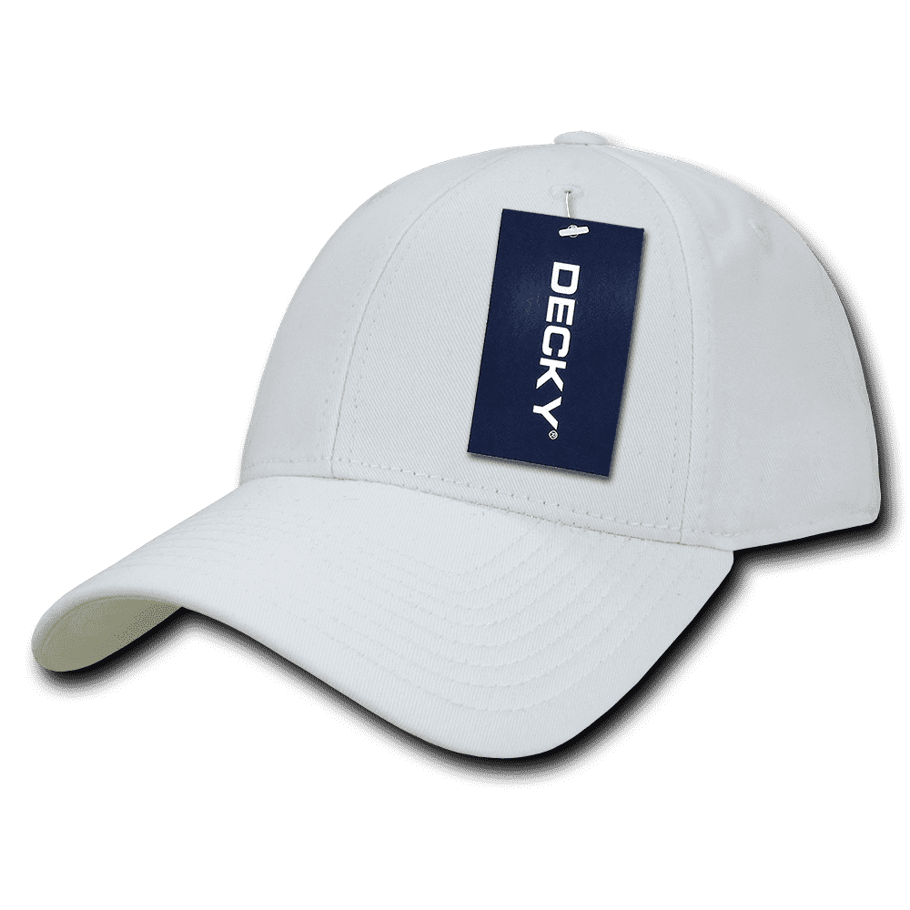 Decky 209 Structured Cotton Baseball Cap - White - HIT a Double