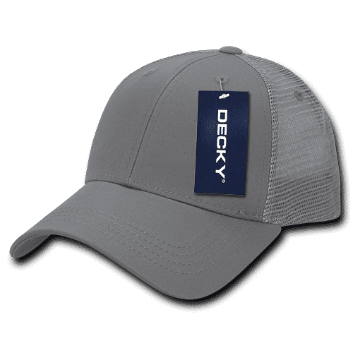 Decky 214 Low Crown Mesh Golf Cap - Gray Gray - HIT A Double