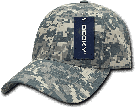 Decky 239 Low Crown Relaxed Ripstop Cap - Army Digicam - HIT a Double