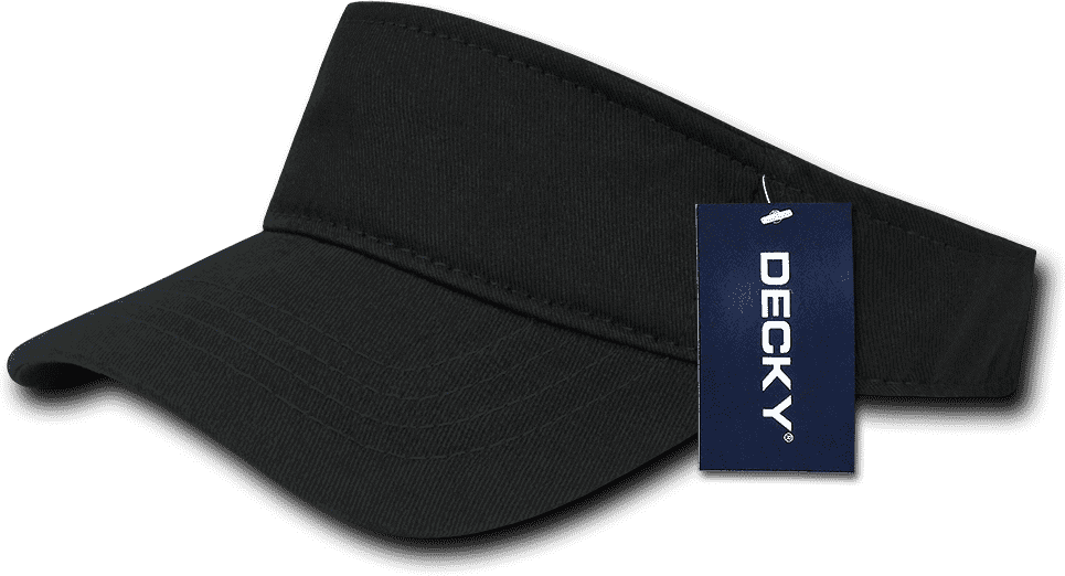 Decky 3001 Sports Visor - Black - HIT a Double