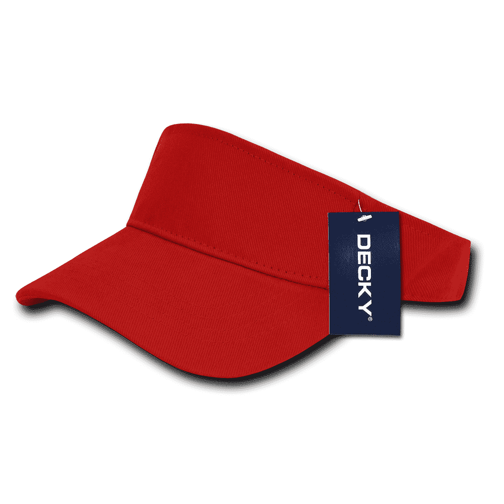 Decky 3001 Sports Visor - Red - HIT a Double