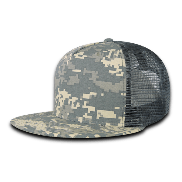 Decky 3021 5 Panel Ripstop Trucker Cap - Army Digicam - HIT a Double