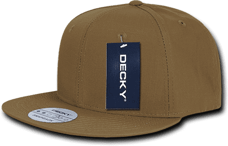 Decky 360 Ripstop Snapback Cap - Coyote - HIT a Double