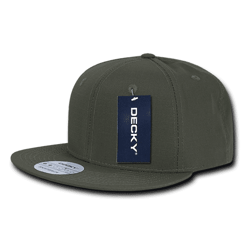 Decky 360 Ripstop Snapback Cap - Olive Drab - HIT A Double