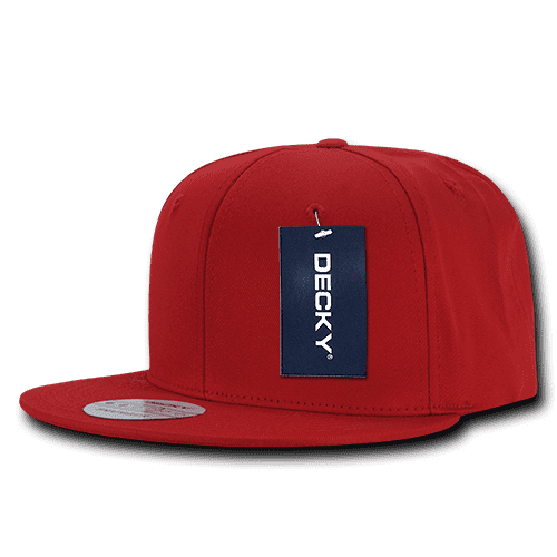 Decky 361 Cotton Snapback Cap - Red - HIT a Double
