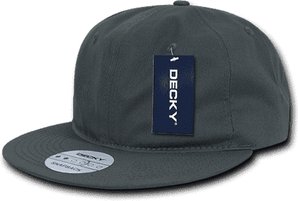 Decky 370 Relaxed Snapback Cap - Charcoal - HIT a Double
