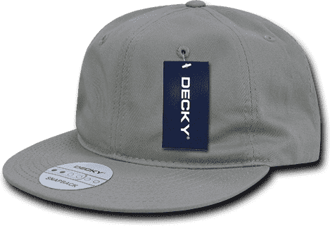 Decky 370 Relaxed Snapback Cap - Gray - HIT a Double