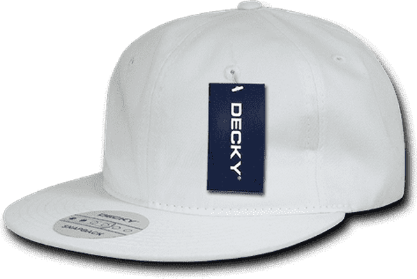 Decky 370 Relaxed Snapback Cap - White - HIT a Double
