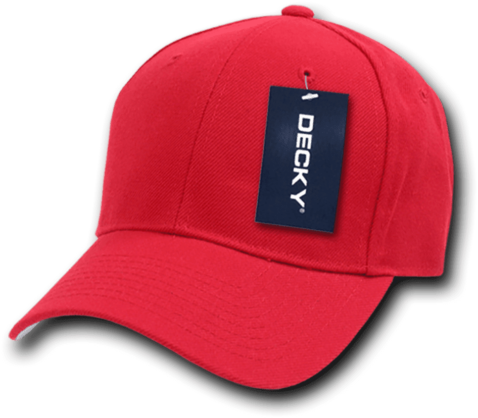 Decky 402 Fitted Cap - Red - HIT a Double