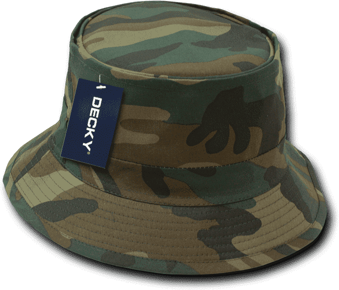 Decky 450 Fisherman's Hat - Woodland Camo - HIT a Double