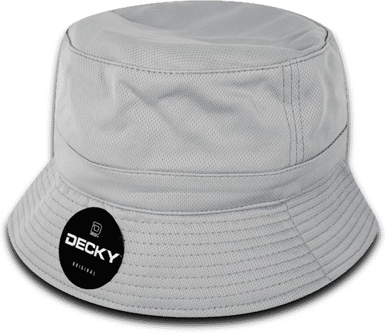 Decky 5110 Mesh Bucket Hat - Gray - HIT a Double