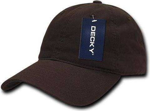 Decky 5120 Women&#39;s Relaxed Washed Cotton Cap - Brown - HIT a Double