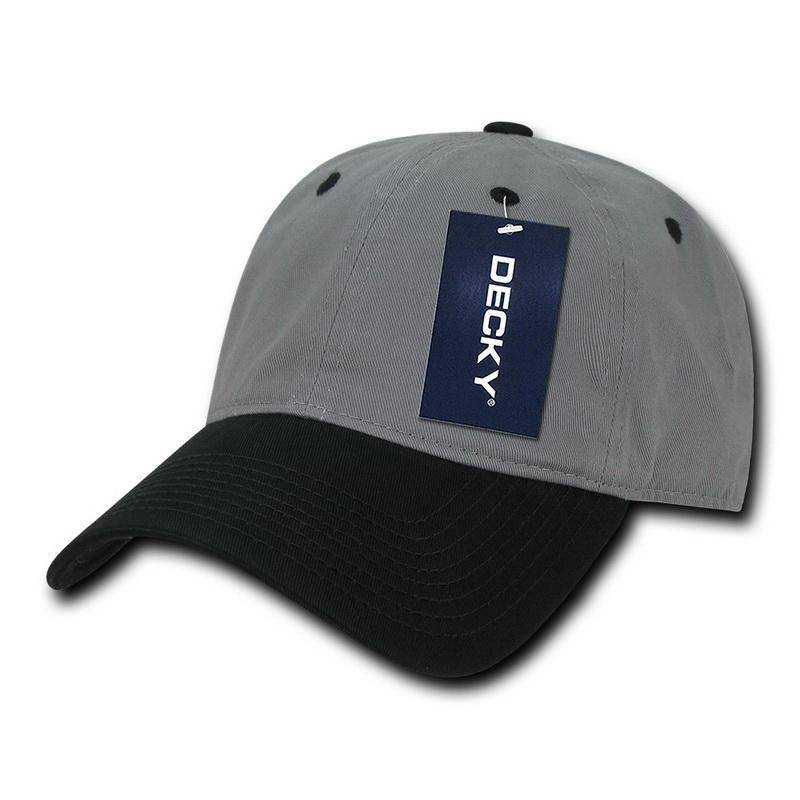 Decky 5120 Women&#39;s Relaxed Washed Cotton Cap - Gray Black - HIT a Double