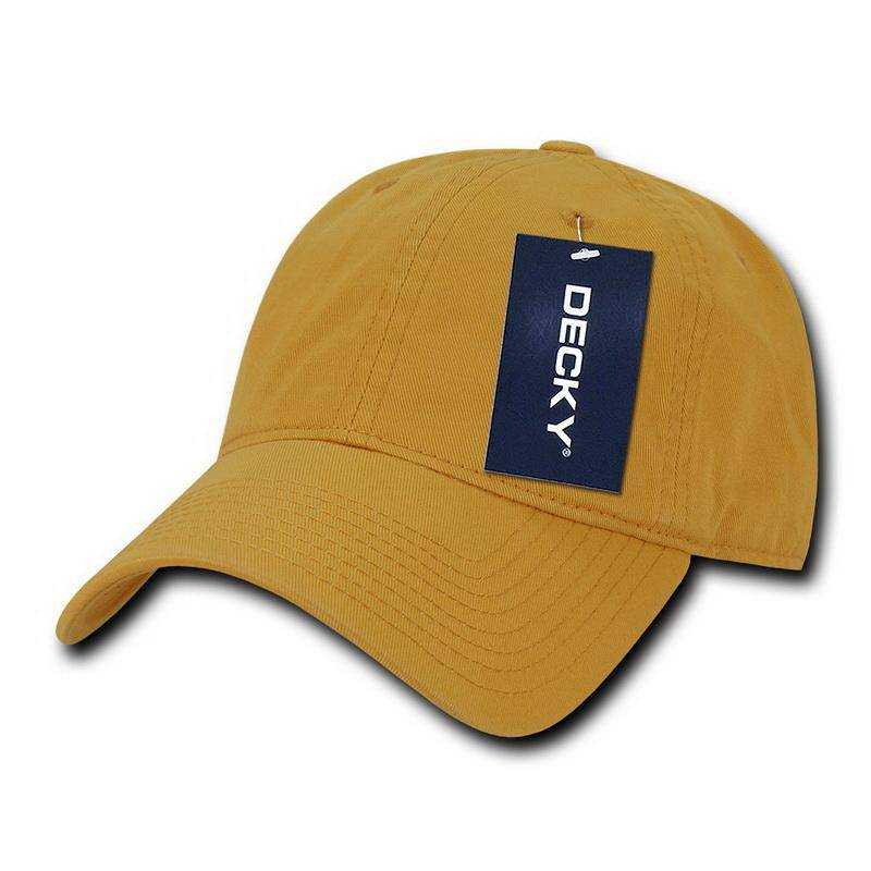 Decky 5120 Women's Relaxed Washed Cotton Cap - Mustard - HIT a Double