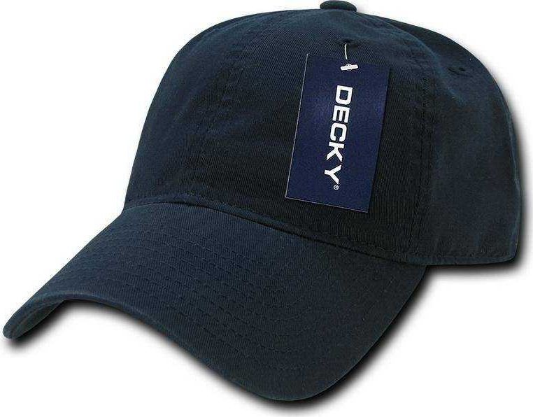 Decky 5120 Women&#39;s Relaxed Washed Cotton Cap - Navy - HIT a Double
