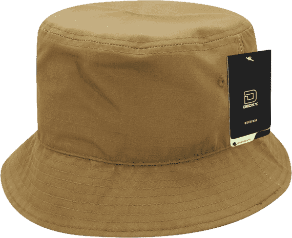 Decky 5301 Ripstop Rain or Shine Hat - Coyote - HIT a Double
