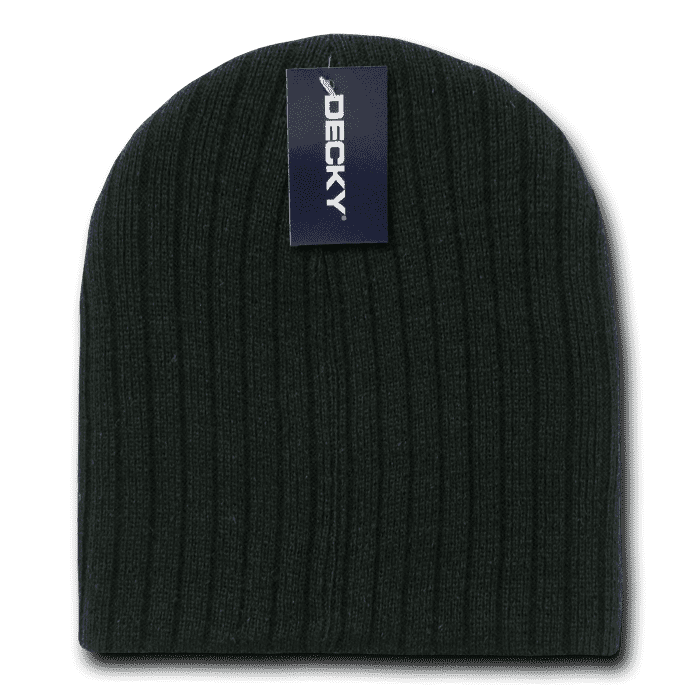 Decky 601 Cable Beanie - Black - HIT a Double