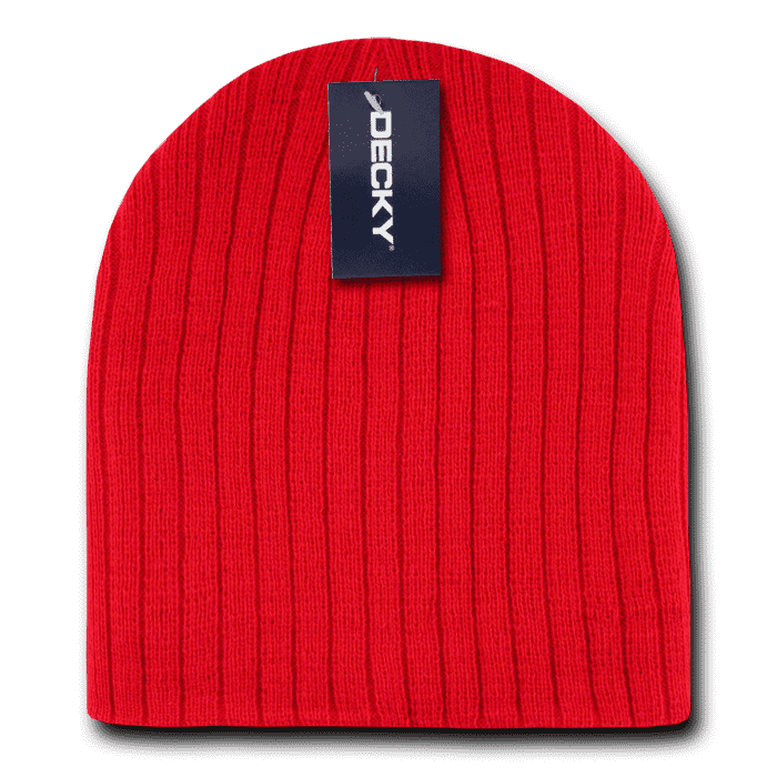 Decky 601 Cable Beanie - Red - HIT a Double