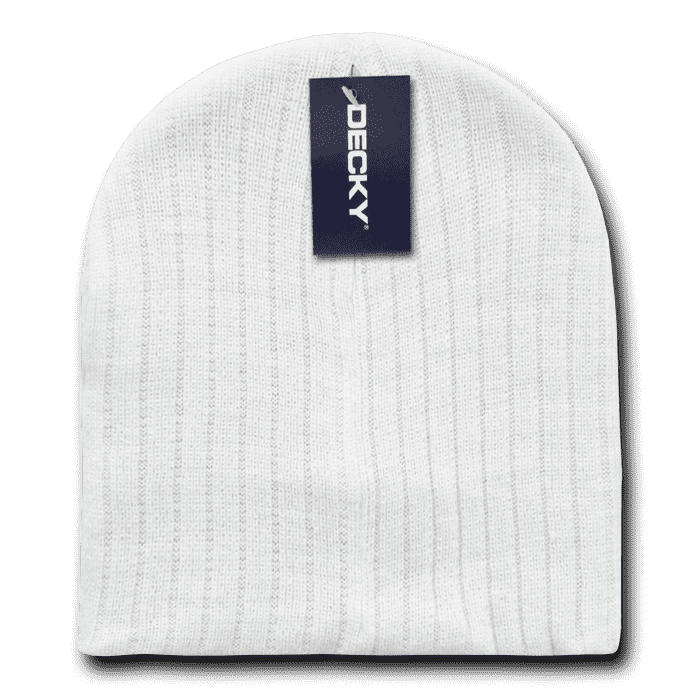 Decky 601 Cable Beanie - White - HIT a Double