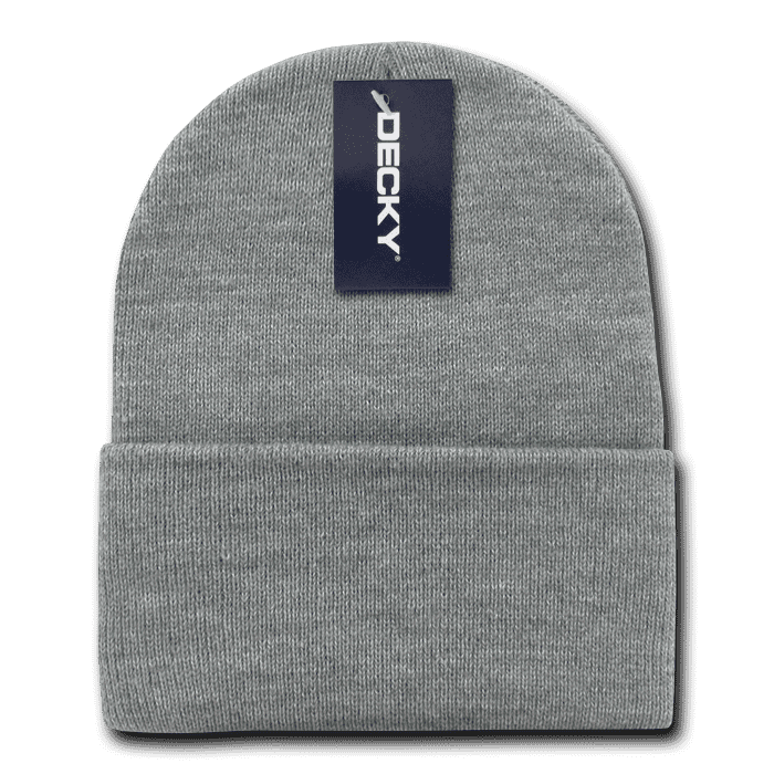 Decky 613 Acrylic Knit Cap - Heather Gray - HIT a Double