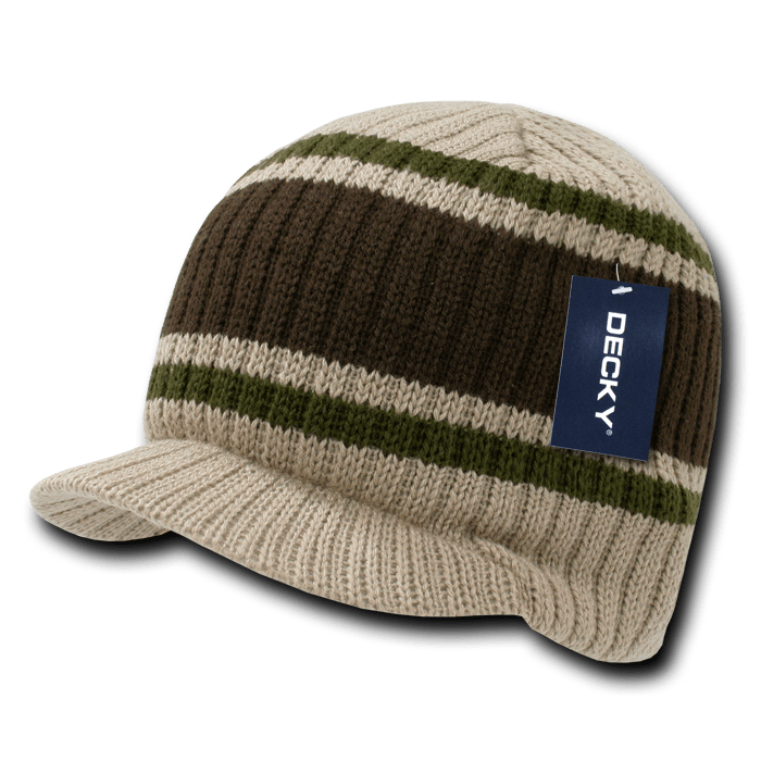Decky 620 Stripped College Jeep Cap - Khaki Brown Olive - HIT a Double