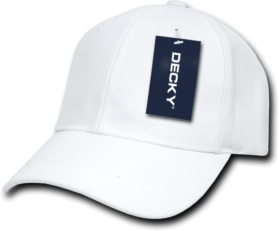 Decky 7001 Kid's Acrylic Cap - White - HIT a Double