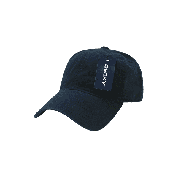 Decky 7005 Kids Relaxed Washed Cotton Cap - Navy - HIT a Double