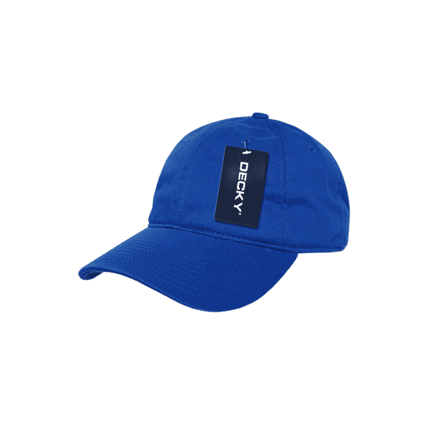 Decky 7005 Kids Relaxed Washed Cotton Cap - Royal - HIT a Double