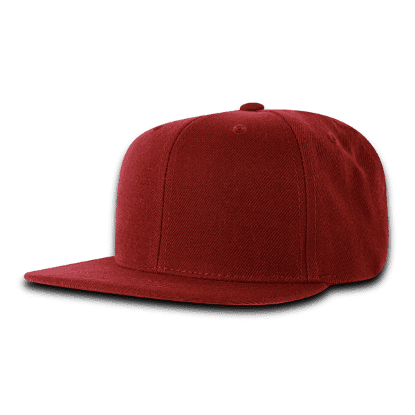 Decky 7011 Youth Snapback Cap - Cardinal - HIT A Double