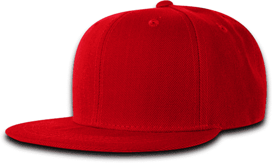 Decky 7011 Youth Snapback Cap - Red - HIT A Double