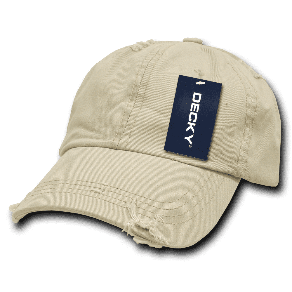 Decky 959 Vintage Frayed Polo Cap - Stone - HIT a Double